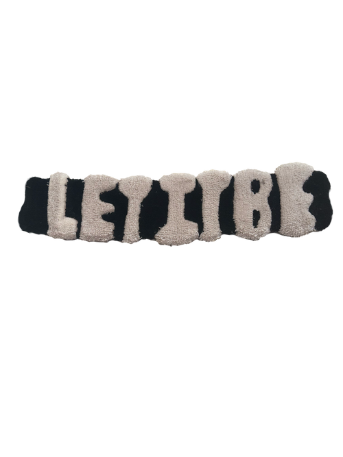 Let it be tufted rug
